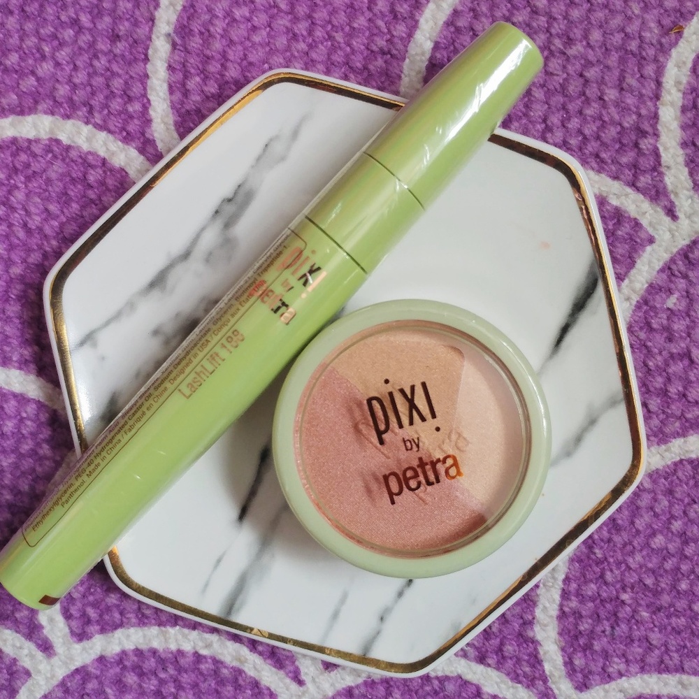 PIXI Bundle Lash Lift Mascara Peach Blush Bundle